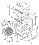 Part Location Diagram of 4002F039-51 Whirlpool Back main