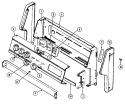 CONTROL PANEL Diagram and Parts List for 3510PRV  Magic Chef Range