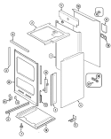 Part Location Diagram of 4002F120-80 Whirlpool NLABACK MAIN