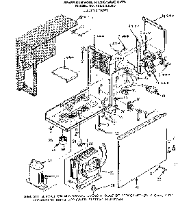 Electric Parts Diagram and Parts List for 5658708310  Kenmore Microwave