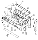 CONTROL PANEL Diagram and Parts List for 3542XRW  Magic Chef Range