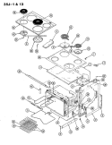 BODY Diagram and Parts List for 35JA-13XS-ON  Magic Chef Range