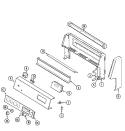 Part Location Diagram of 4876S023-59 Whirlpool CONTROL PANEL Assembly