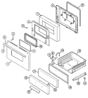 Part Location Diagram of 12500021 Whirlpool KNOB