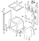 BODY Diagram and Parts List for 3520SRW  Magic Chef Range