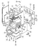Part Location Diagram of 3801F302-45 Whirlpool BRACKET, IND.