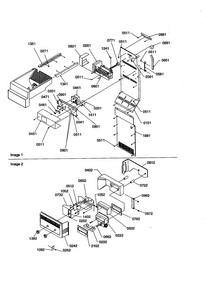 Ice Maker/control Assy Diagram and Parts List for SCD23VBW-P1315305WW  Amana Refrigerator