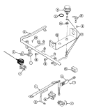 Part Location Diagram of 5187D032-60 Whirlpool ORIFICE FITTING ASSEMBLY