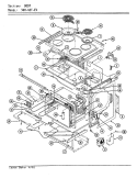 BODY Diagram and Parts List for 38HN-42TVW-EV  Magic Chef Range