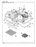 OVEN Diagram and Parts List for 59GN-5TVW  Magic Chef Range
