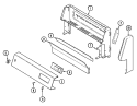 Part Location Diagram of 7719P071-60 Whirlpool NLANAMEPLATE, DIXIE