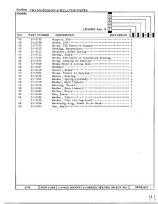 Transmission And Related Parts Page 3 Diagram and Parts List for 6640A REV K Norge Washer