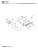 ACCESS DRAWER Diagram and Parts List for 38JN-2CXW-ON  Magic Chef Range