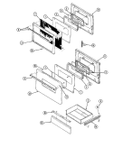 Part Location Diagram of 2416F006-74 Whirlpool PANEL