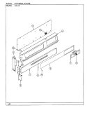 CONTROL PANEL Diagram and Parts List for 31MA-23KX-ON  Magic Chef Range