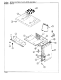 BODY / CONTROL PANEL / TOP ASSEMBLY Diagram and Parts List for 31MA-23KX-ON  Magic Chef Range