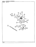 INTERNAL CONTROLS Diagram and Parts List for 34MA-23CKX-ON  Magic Chef Range