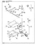 CONTROL SYSTEM Diagram and Parts List for 34MA-23CKX-ON  Magic Chef Range