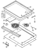 Part Location Diagram of 3605F175-45 Whirlpool PLATE SWITCH MTG **NLA*