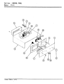 CONTROL PANEL Diagram and Parts List for 77JN-5EVWM  Magic Chef Microwave Oven Combo