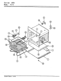 OVEN Diagram and Parts List for 77JN-5EVWM  Magic Chef Microwave Oven Combo