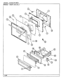 DOOR / DRAWER (31Mx - 5KX, 31Mx - 5KLX) Diagram and Parts List for 31MN-5KLX  Magic Chef Range
