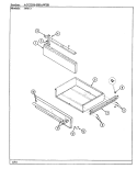 ACCESS DRAWER Diagram and Parts List for 34MN-3TKVW-EV  Magic Chef Range