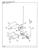 GAS CONTROLS - OVEN Diagram and Parts List for 24MN-7CKXWV8  Magic Chef Microwave Oven Combo