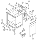 Part Location Diagram of 4016F030-19 Whirlpool NLASIDE BURNER BOX
