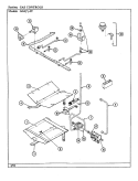 GAS CONTROLS Diagram and Parts List for 34MA-5TKVW  Magic Chef Range