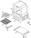 Part Location Diagram of 7101P316-60 Whirlpool USE WPL 74001311