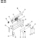 CONTROL PANEL Diagram and Parts List for 38HA-36TX-ON  Magic Chef Range