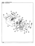 CONTROL PANEL Diagram and Parts List for 97FN-4EVWW  Magic Chef Wall Oven