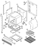 Part Location Diagram of 4002F171-51 Whirlpool BACK, MAIN