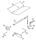 Part Location Diagram of 3807F122-34 Whirlpool SUPPORT
