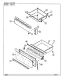 DRAWER (3468VRV) Diagram and Parts List for 3468VRV  Magic Chef Range