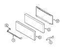 BROILER DRAWER (9112WP) Diagram and Parts List for 9112WPW  Magic Chef Range