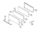 BROILER DRAWER (9212XP, 9112XP, 9112VP) Diagram and Parts List for 9212XPB  Magic Chef Wall Oven