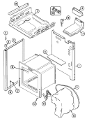 Part Location Diagram of 2618F096-71 Whirlpool PANEL