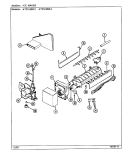ICE MAKER Diagram and Parts List for AT21EM9FA DA80A Admiral Refrigerator