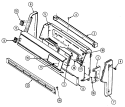 CONTROL PANEL Diagram and Parts List for 3141XRW  Magic Chef Range
