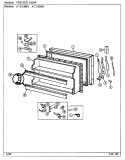 FREEZER DOOR Diagram and Parts List for AT21EM9A DA78A Admiral Refrigerator