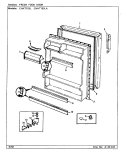 Part Location Diagram of 69168-4 Whirlpool Door Handle