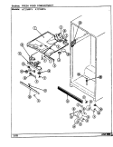 FRESH FOOD COMPARTMENT Diagram and Parts List for AT21M9FA DD64A Admiral Refrigerator