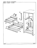 SHELVES & ACCESSORIES Diagram and Parts List for AT21M9FA DD64A Admiral Refrigerator