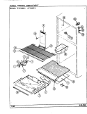 Part Location Diagram of 60414-38 Whirlpool TRIM,FREEZER SHELF
