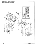 ICE & WATER DISPENSER Diagram and Parts List for CDNS24V9A CR86A Admiral Refrigerator