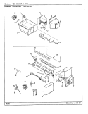 ICE MAKER & BIN Diagram and Parts List for CDNS24V9A CR86A Admiral Refrigerator