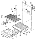 Part Location Diagram of 69413-3 Whirlpool Dispenser Drawer Magnet