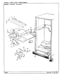 FRESH FOOD COMPARTMENT Diagram and Parts List for NT21L9FA BA74B Admiral Refrigerator